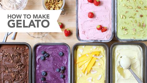 How to Make Gelato at Home .